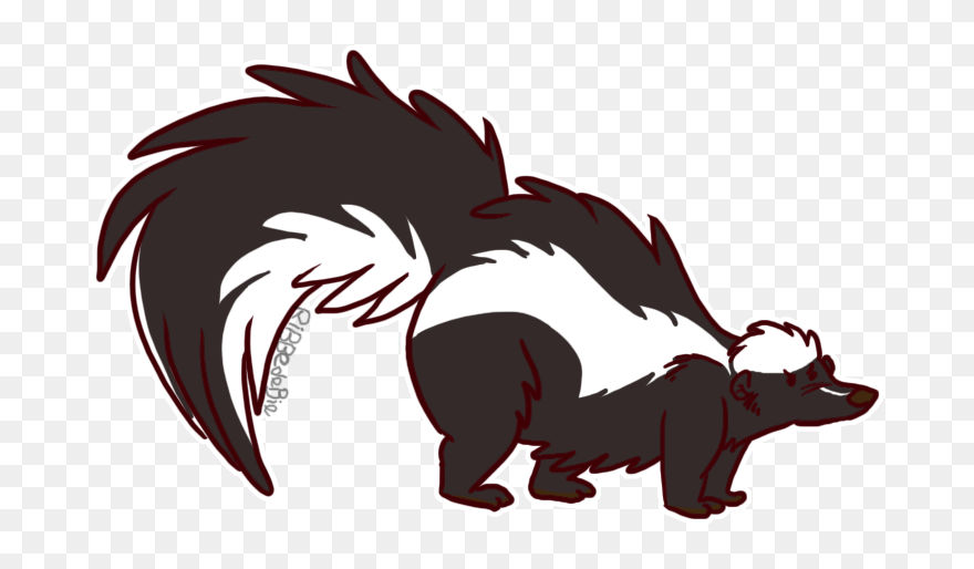 Smell Clipart Skunk - Transparent Skunk Art - Png Download