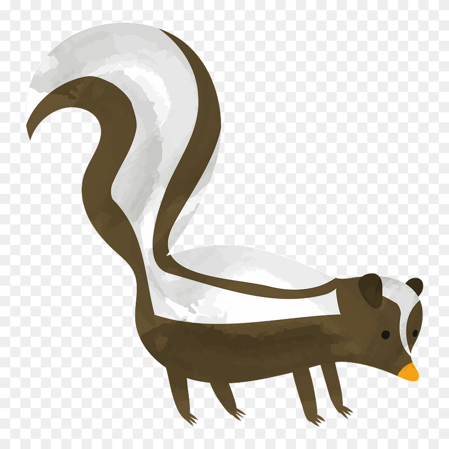 Skunk Clipart - Squirrel - Png Download
