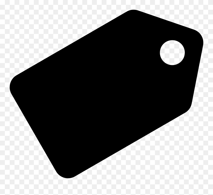 Tag Clipart Png - Black Price Tag Clipart Transparent Png