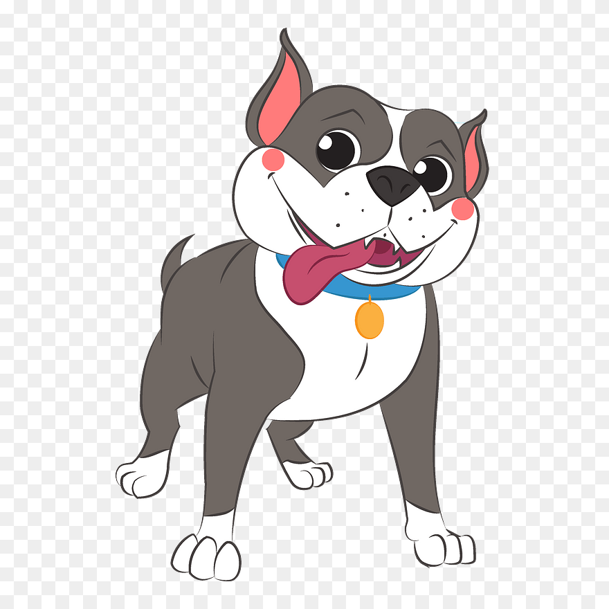 Pitbull Clipart - Boston Terrier - Png Download