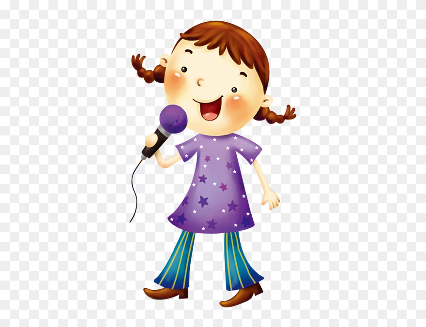 Singer Clipart Girl Singer, Singer Girl Singer Transparent - Singing Png Clip Art