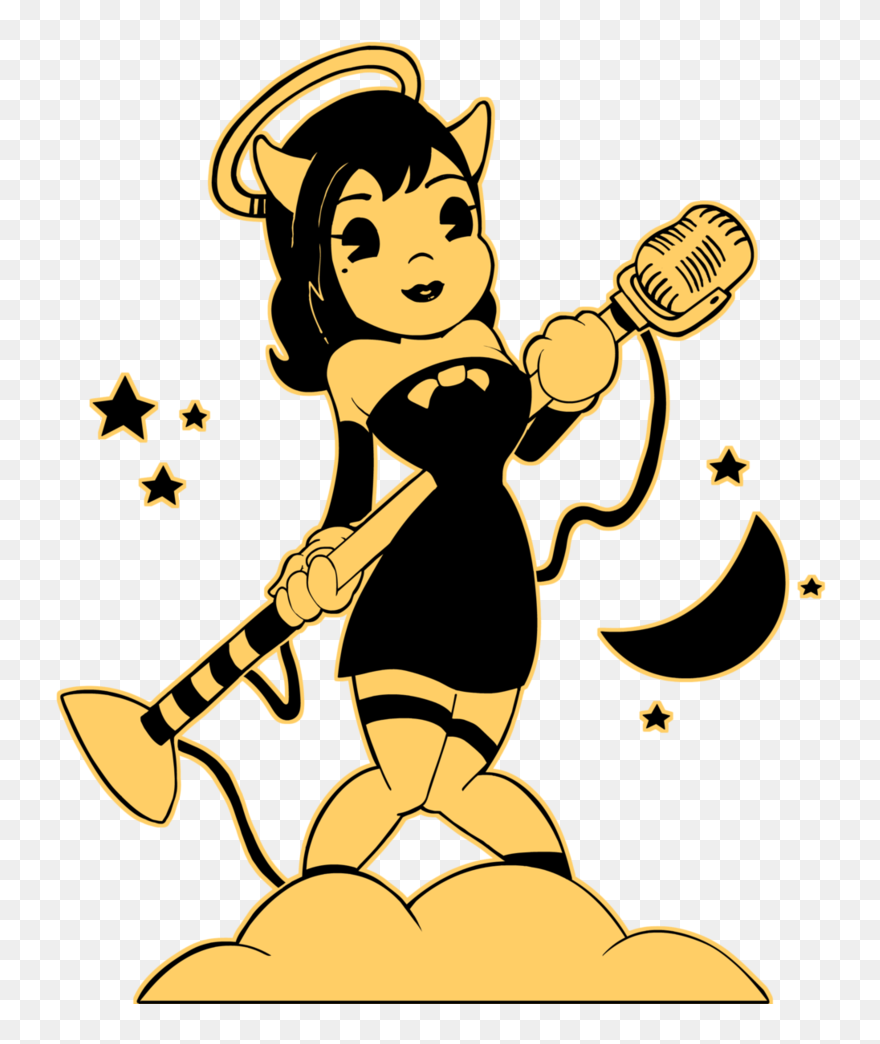 Singer Clipart Clipart Transparent Background - Alice Bendy And The Ink Machine - Png Download