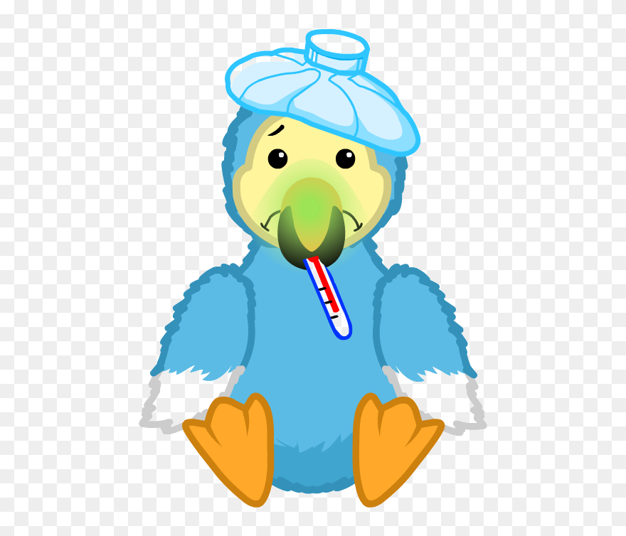Sick Png File - Sick Bird Png Clipart