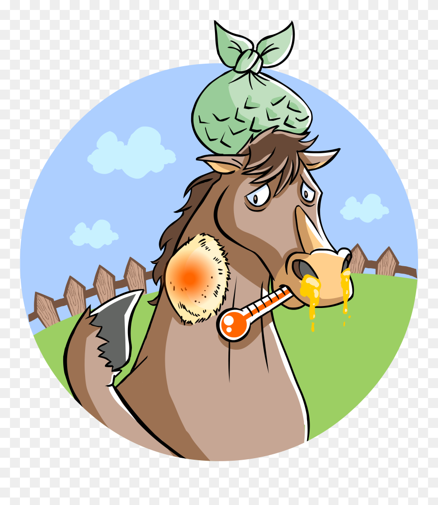 Happy World Veterinary Day Horse Clipart