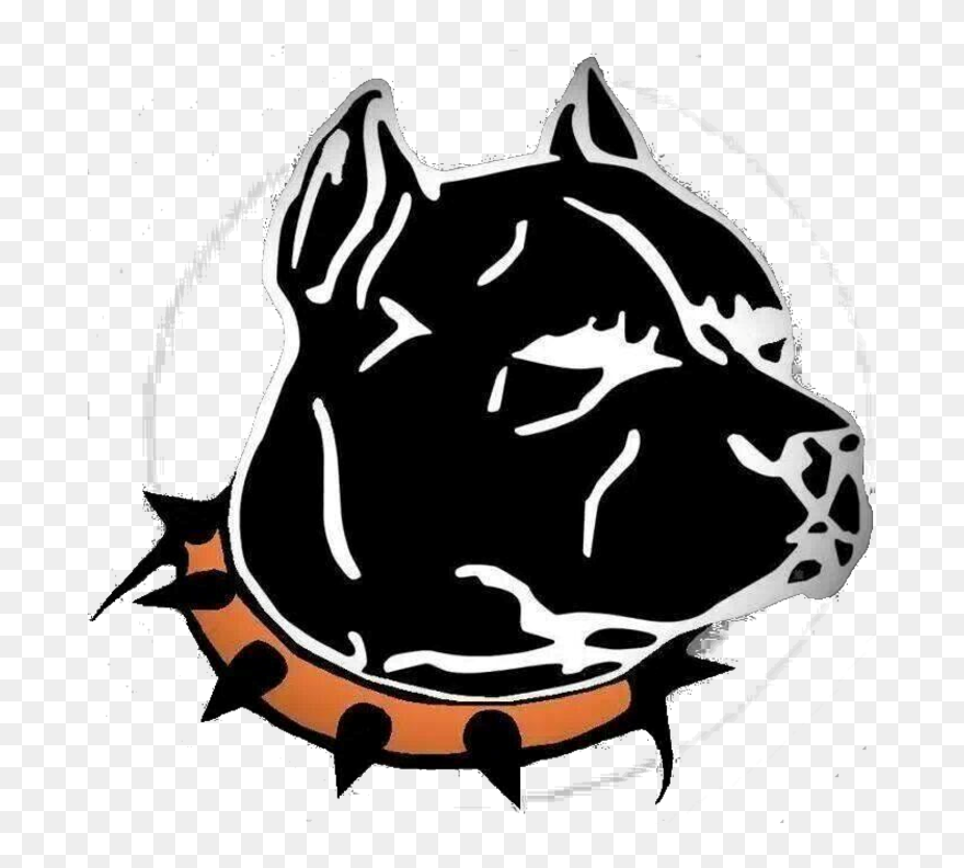 Pitbull Clipart Football - American Bully Head Logo - Png Download