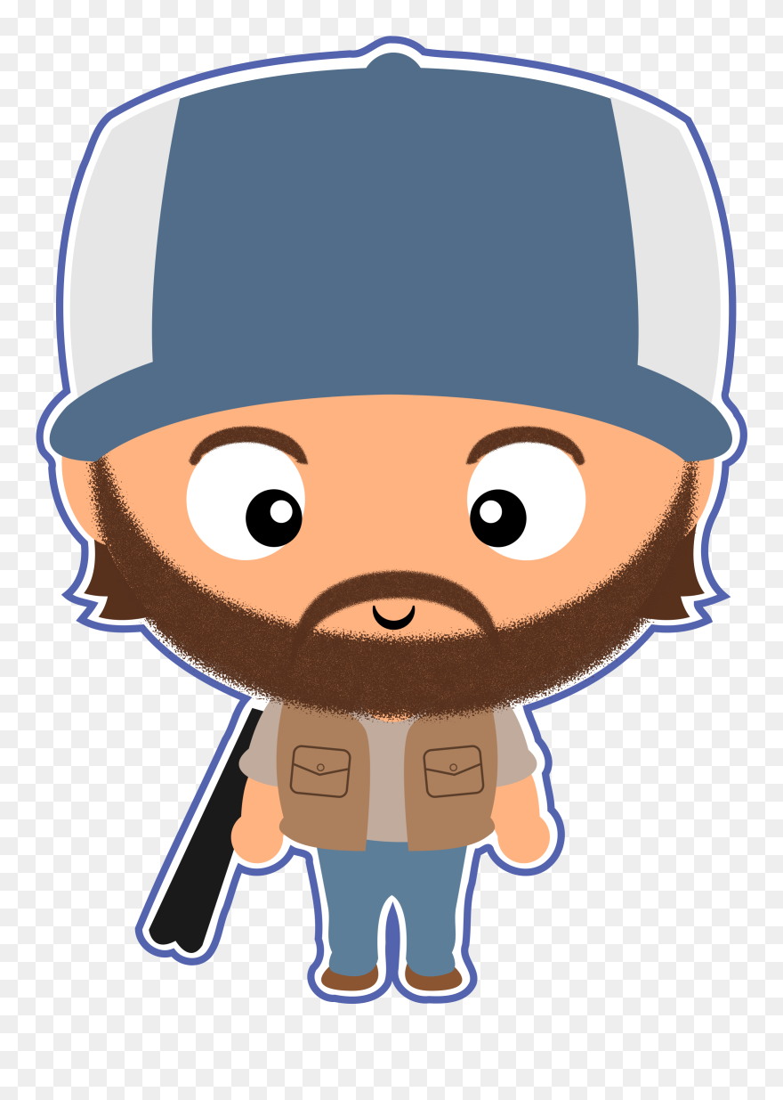 Jim Beaver Clipart Banner Library Download Supernatural - Bobby Supernatural Cartoon Character - Png Download