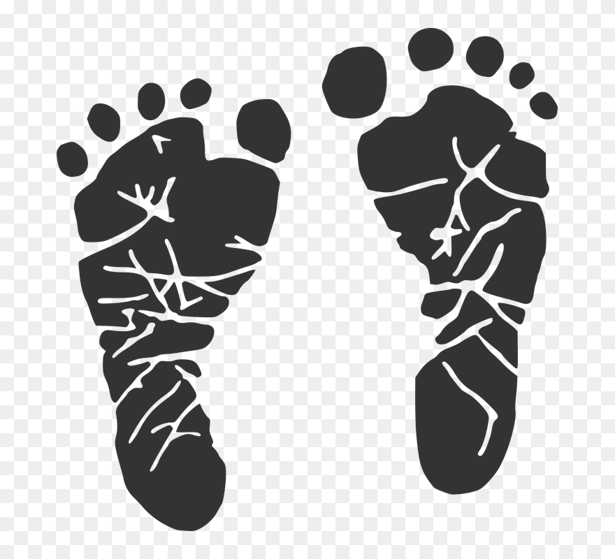 Baby Footprints Png Clipart