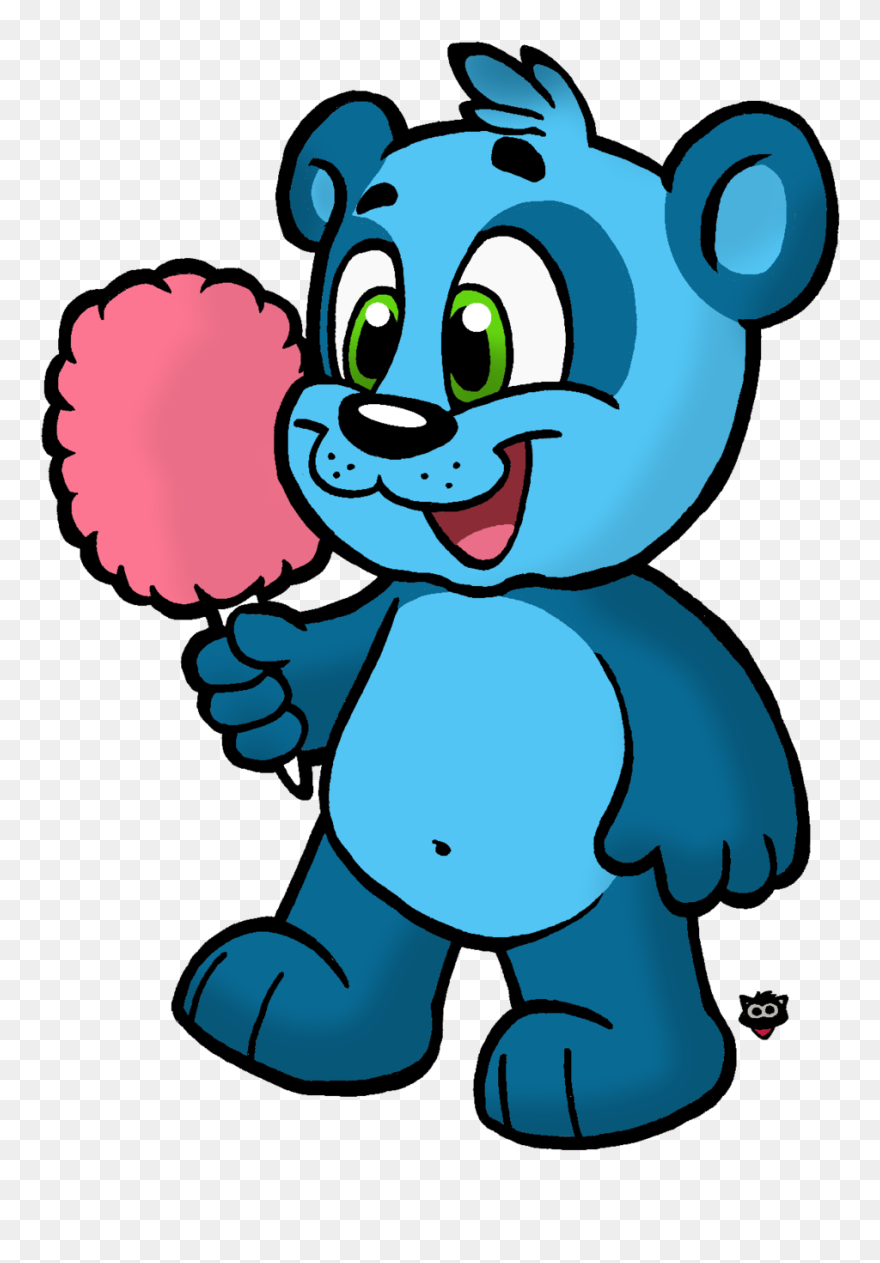 Cotton Candy Panda By Cartcoon - Cotton Candy Clipart
