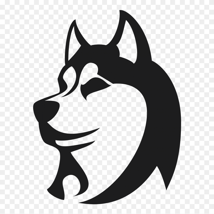 Siberian Husky Akita Clip Art - Transparent Husky Clipart - Png Download