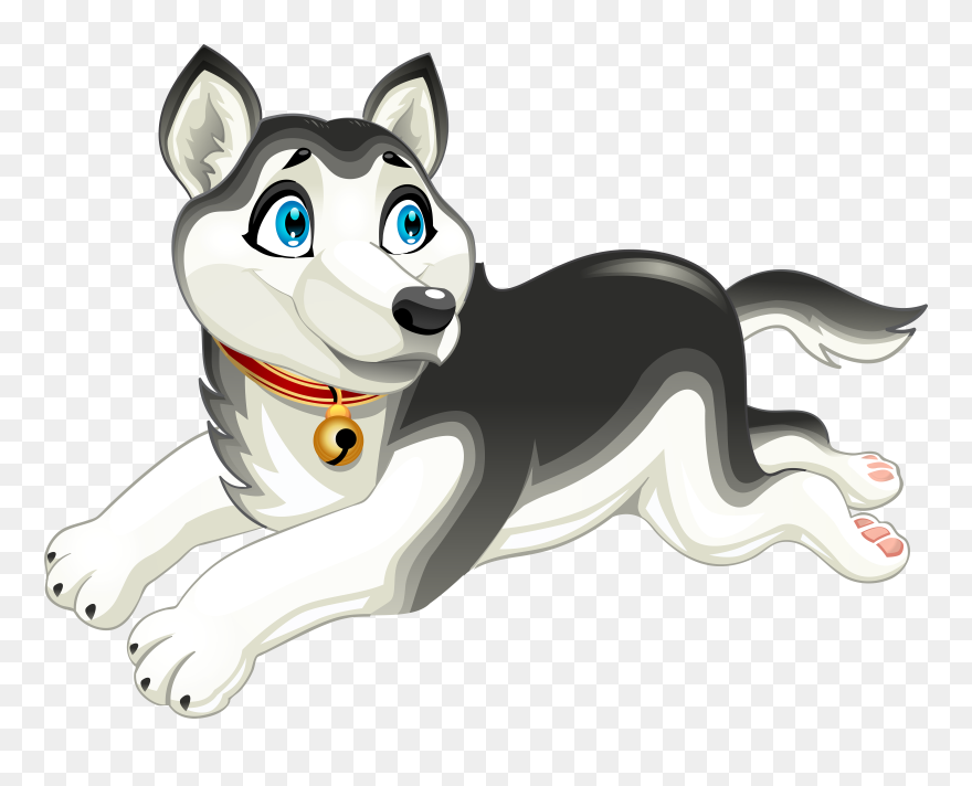 Husky Dog Cartoont Png Clip Art Image - Husky Dog Clipart Png Transparent Png