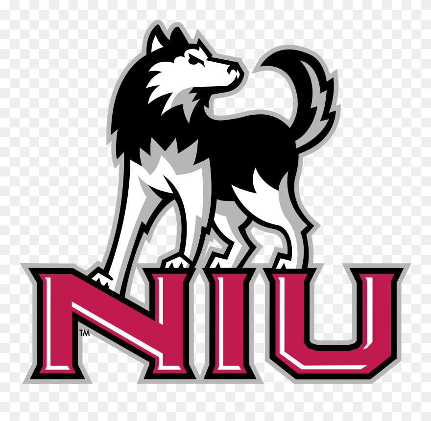 Husky Clipart Niu - Niu Huskies Logo - Png Download