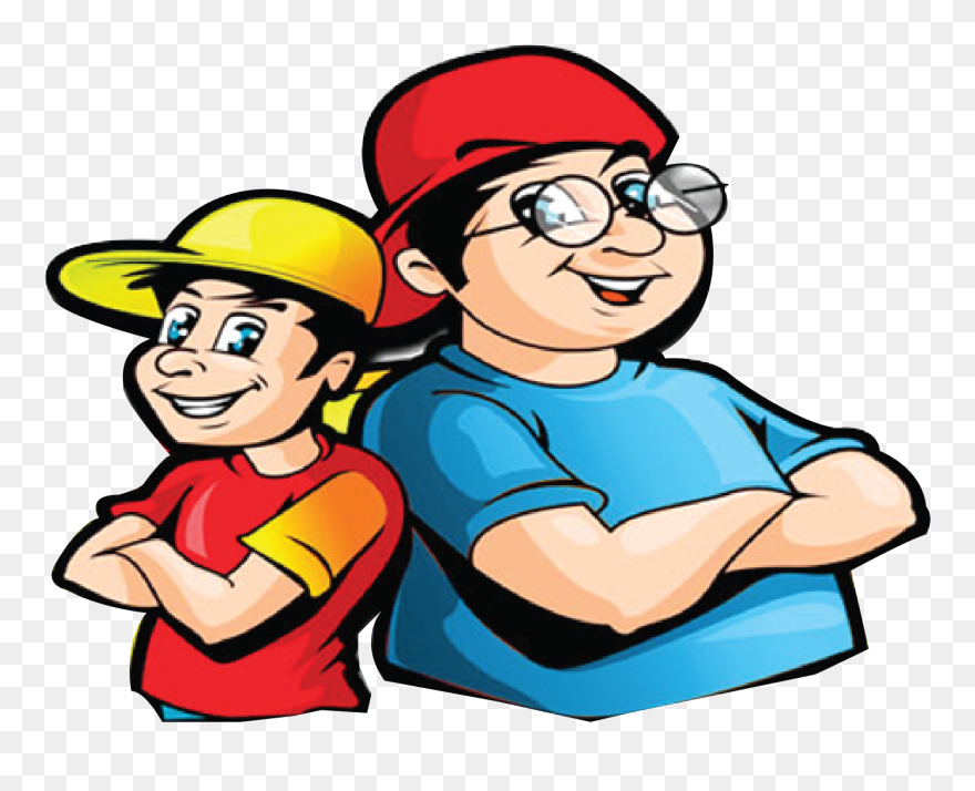 Charlie Waving Right Yellow - Cartoon Clipart