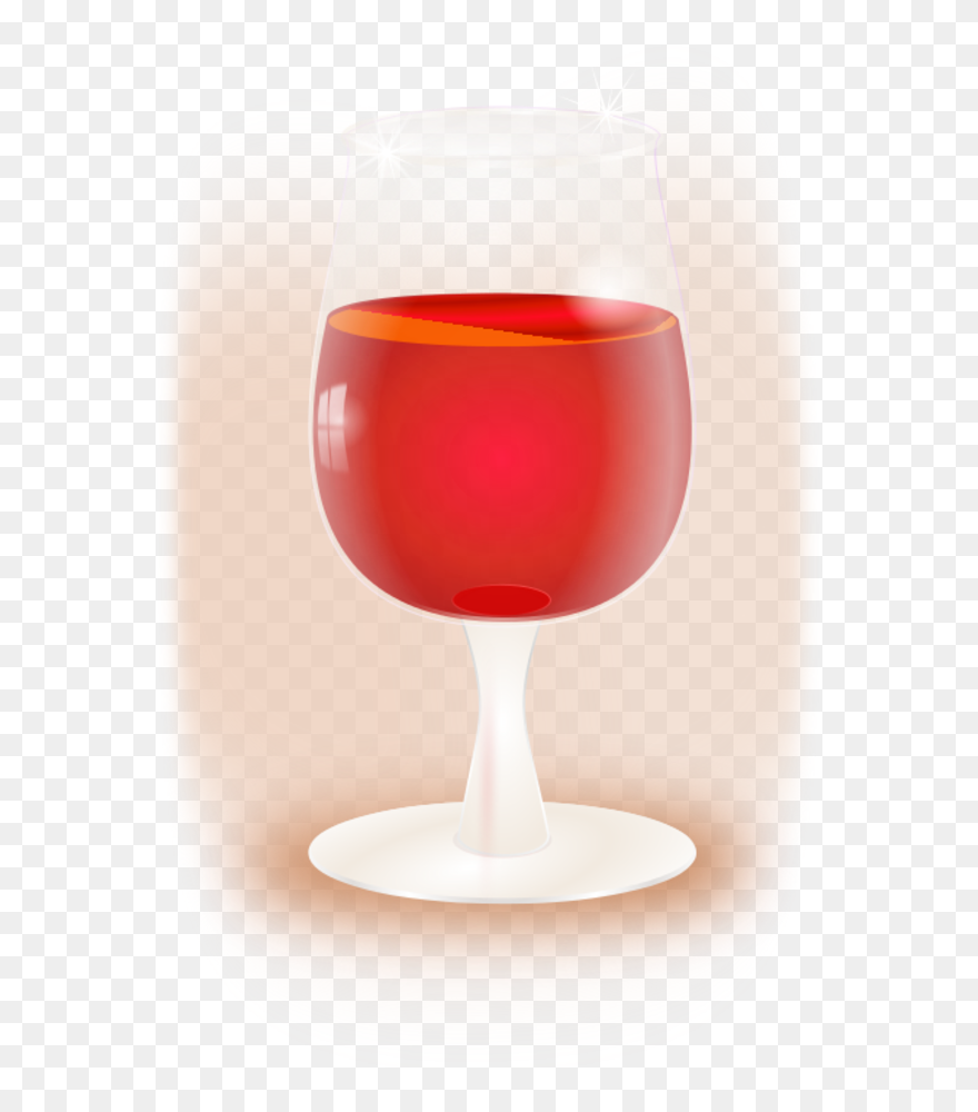 Glass Of Wine - เวก เตอร์ แก้ว ไวน์ แดง Clipart