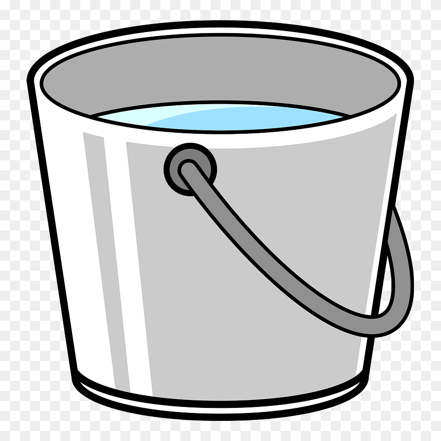 Bucket Water Clipart - バケツ 水 イラスト - Png Download