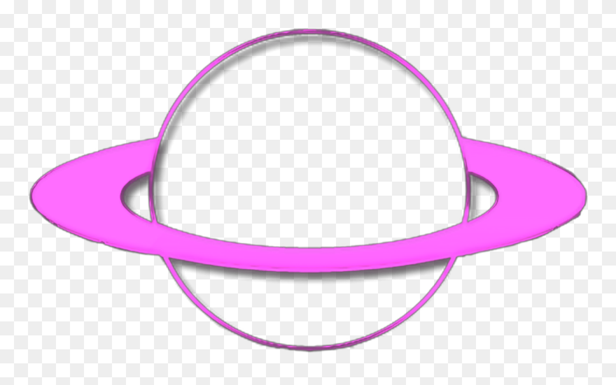 #ftestickers #clipart #planet #saturn #pink - Png Download