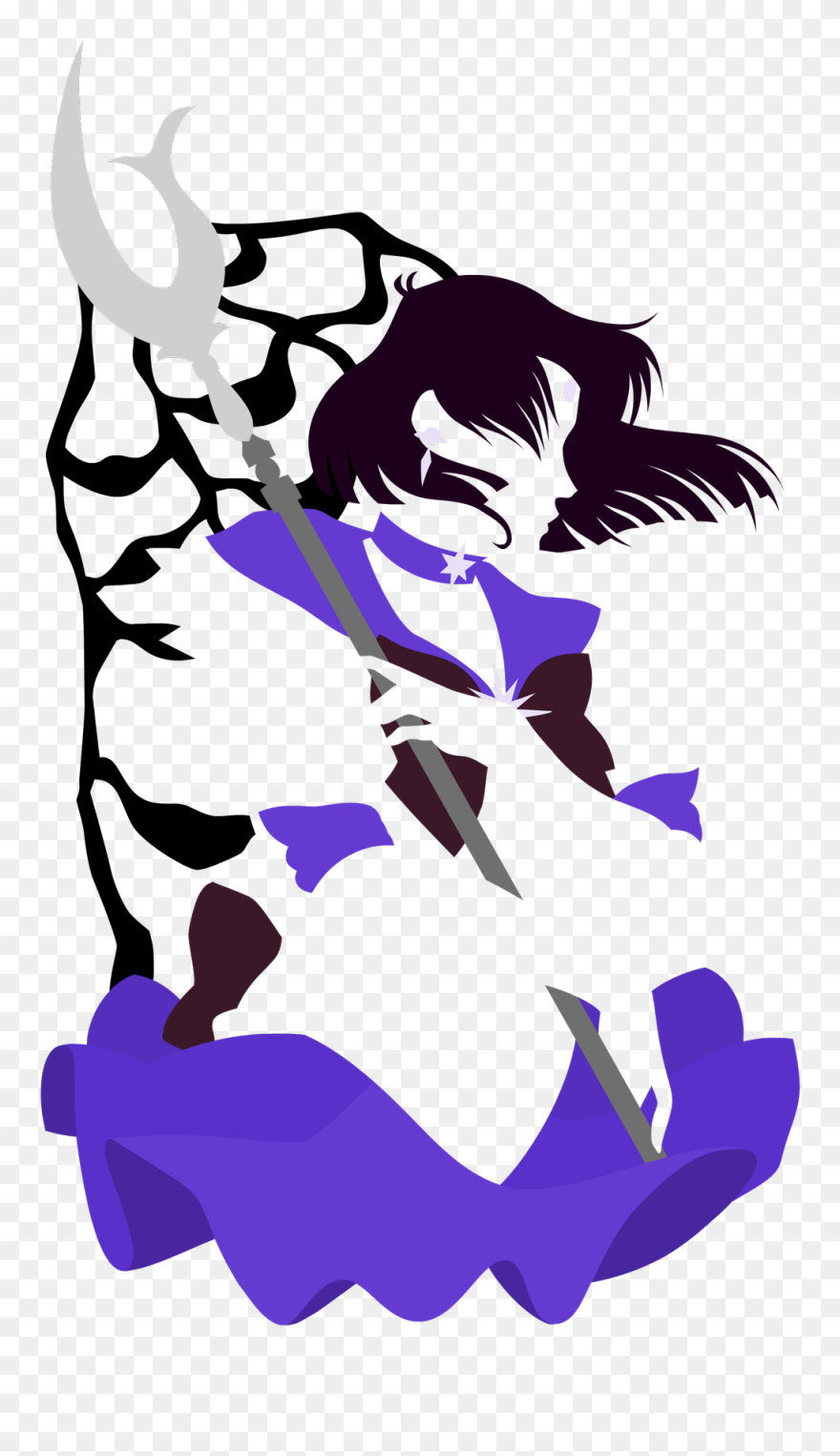 Saturn Clipart Minimalist - Sailor Saturn Minimal - Png Download