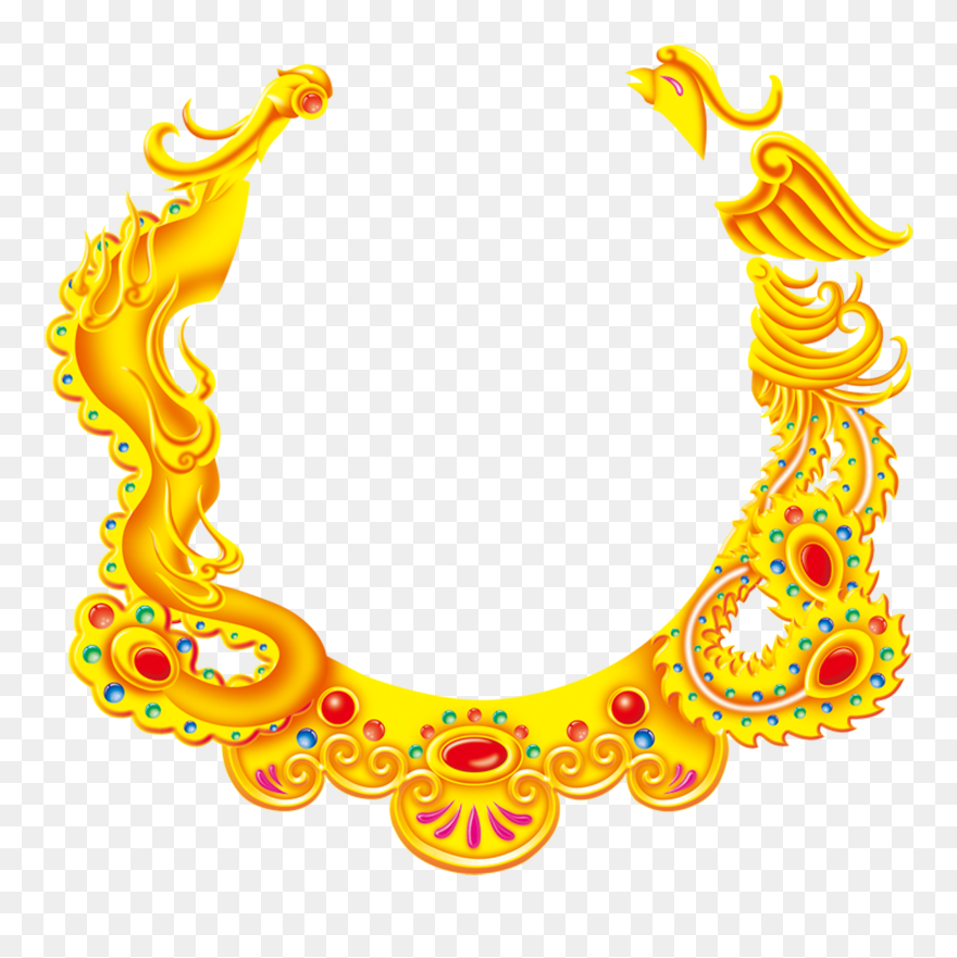 Jewellery Necklace Gold - 初 八 新年 Gif Clipart