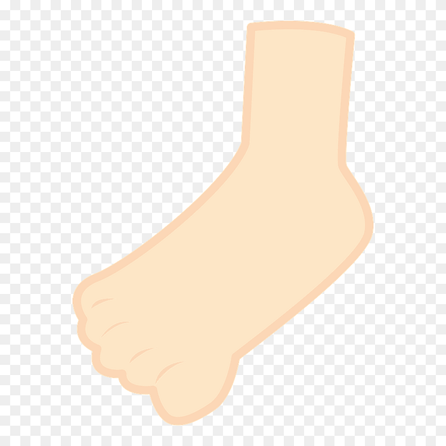 Foot Body Clipart - Sock - Png Download