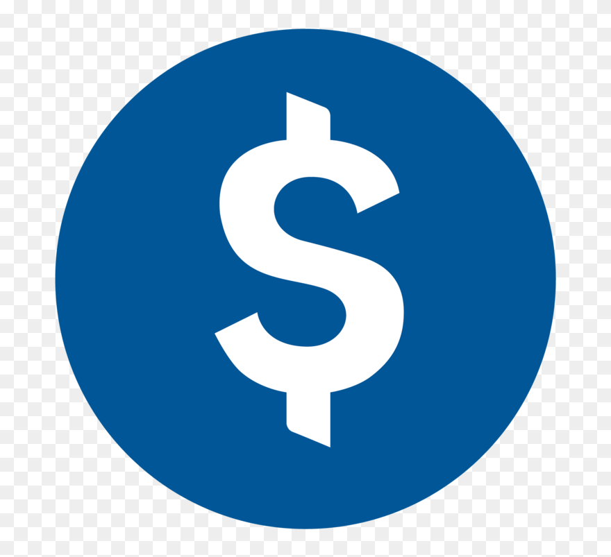 Dollar Clipart Blue, Dollar Blue Transparent Free For - Dollar Sign - Png Download