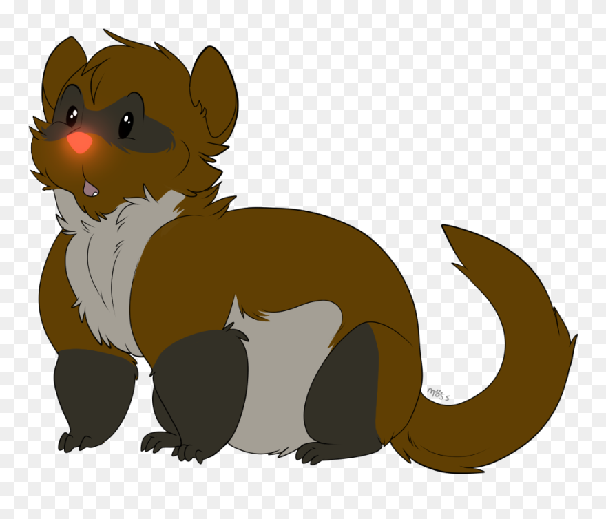 Mello The Red-nosed Reindeer By Raunchy Paws - Rodent Clipart