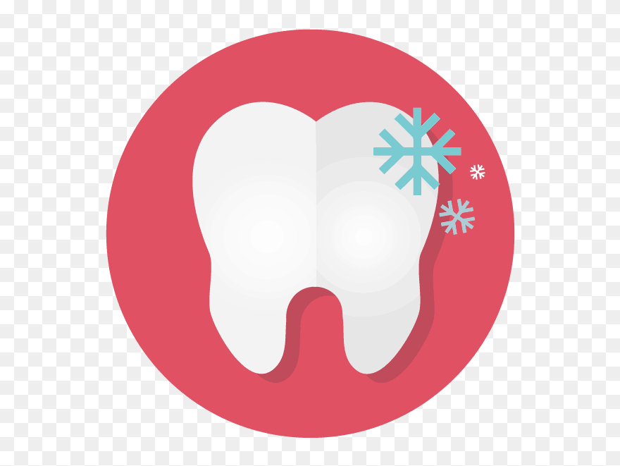 Tooth With Sensitivity To Cold Substances Graphic - Illustration Clipart