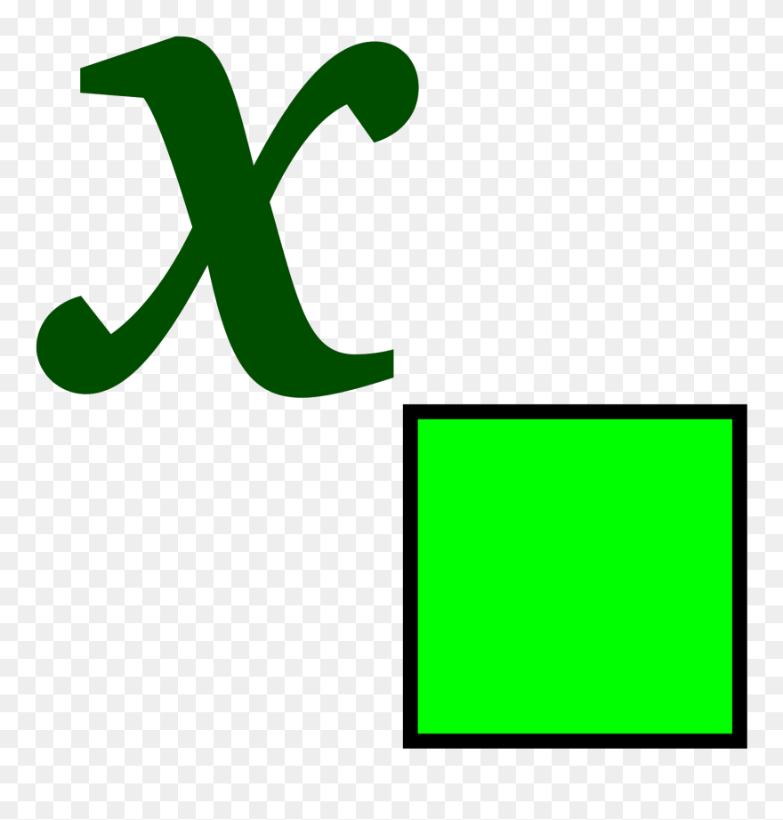 X Variable Clipart - Png Download