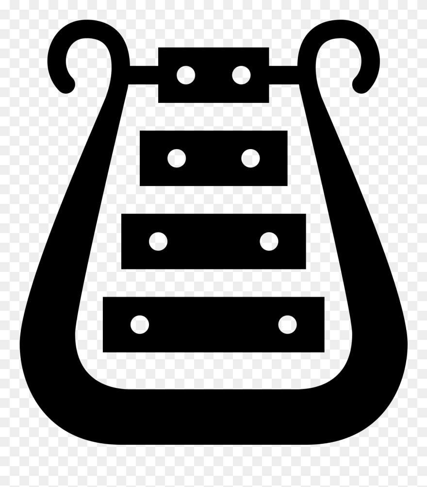 Download Hd Drum Clipart Drum Lyre - Lyre Bell Transparent Background - Png Download