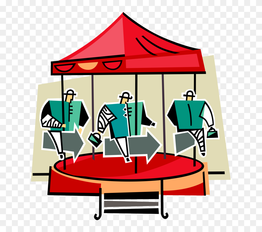 Carousel Clipart Vector - Png Download