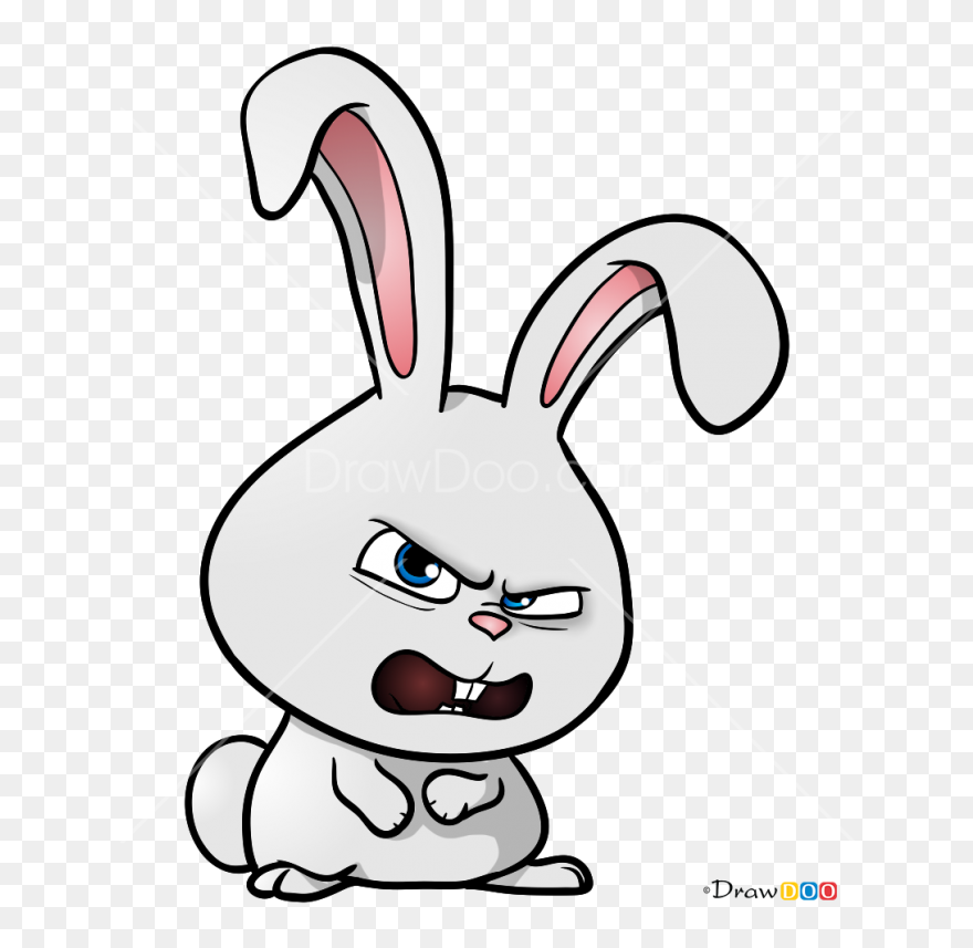 Snowball Secret Life Of Pets Clipart - Snowball Secret Life Of Pets Drawing - Png Download