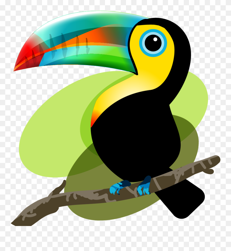 Clipart Pineapple Toucan - Tucan Png Transparent Png