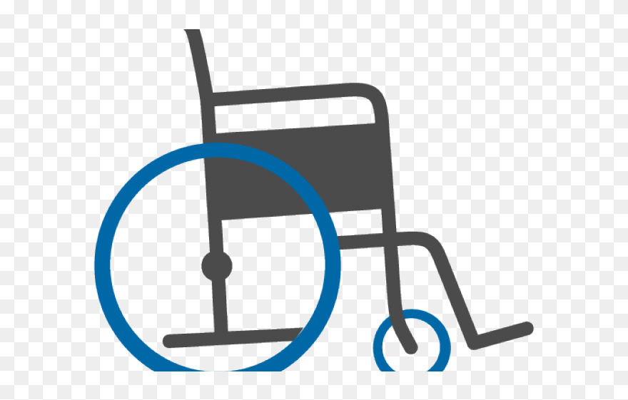 Wheelchairs Cliparts - Transparent Wheelchair Clipart - Png Download
