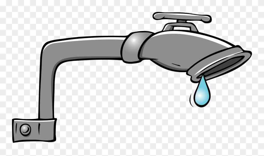 Rate Clipart Utility Bill - Faucet Cartoon - Png Download