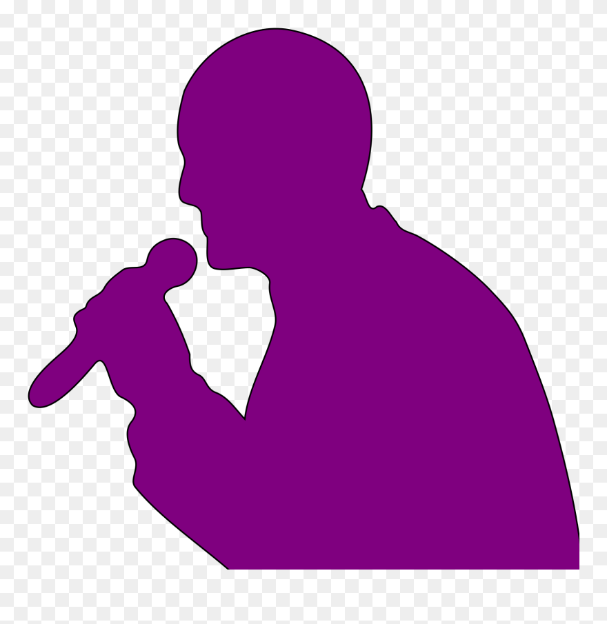 Transparent Someone Talking Clipart - Microphone Clip Art - Png Download