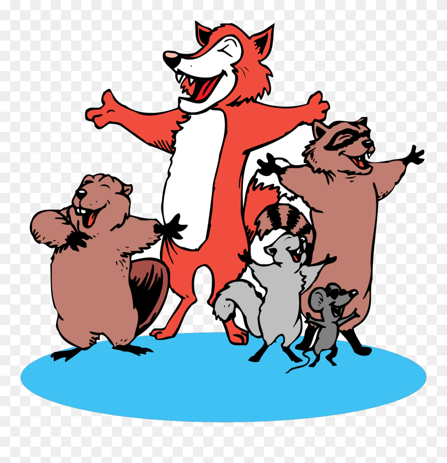 Animals Singing Clipart - Png Download