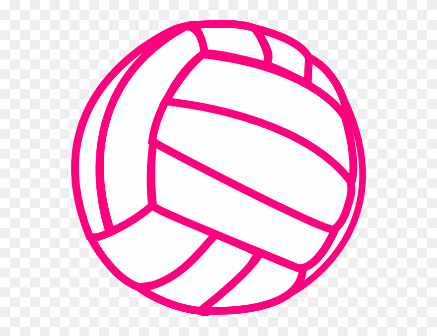 Pink Volleyball Clipart - Png Download