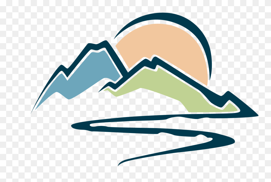 #ftestickers #clipart #cartoon #landscape #mountains - Mountian And River Clipart - Png Download