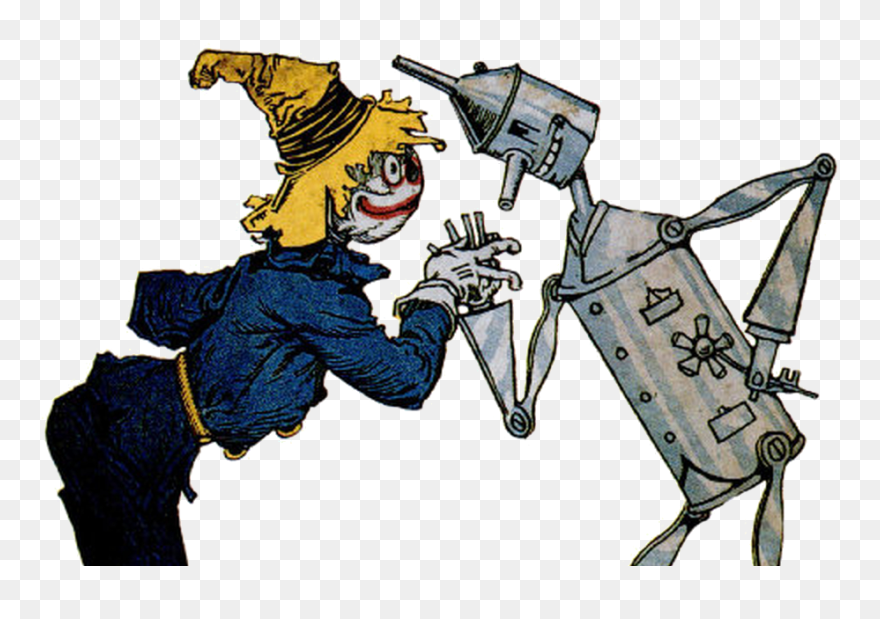 Hurricane Clipart Wizard Oz - Scarecrow Wizard Of Oz Cartoon - Png Download