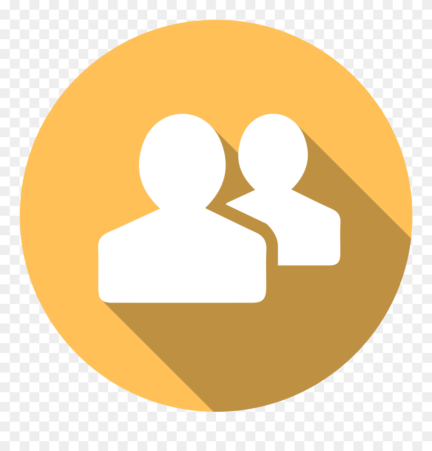Community Icon Yellow Clipart