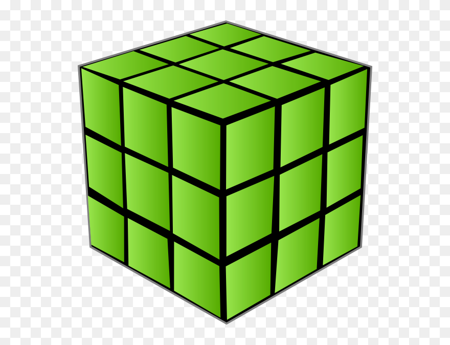Cube Clipart Green - Cube Clipart - Png Download