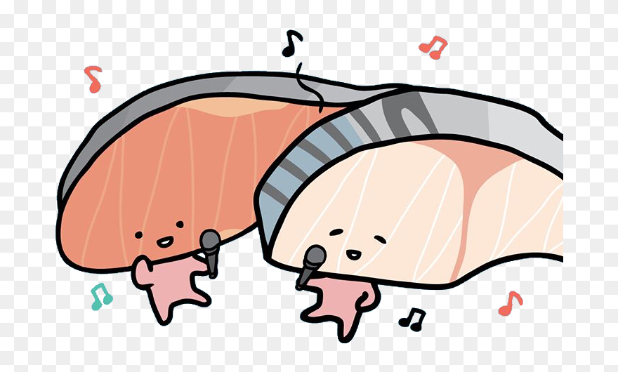 #kirimichan #kirimi #salmon #sanrio #fish #karaoke - Cartoon Clipart