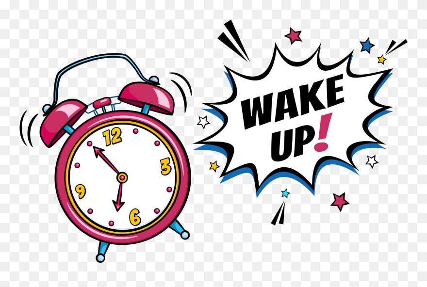 Transparent Morning Routine Clip Art - Ringing Alarm Clock Clipart - Png Download