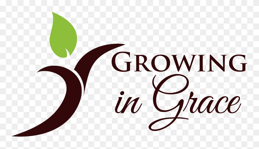 Growing In Grace Logo Updated - Calligraphy Clipart