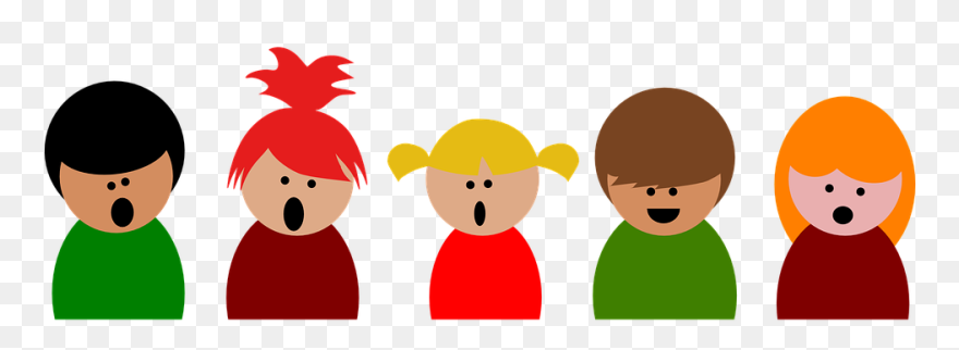 Chorus Clipart Sunday School Child - Vocal Warm Up Clipart - Png Download