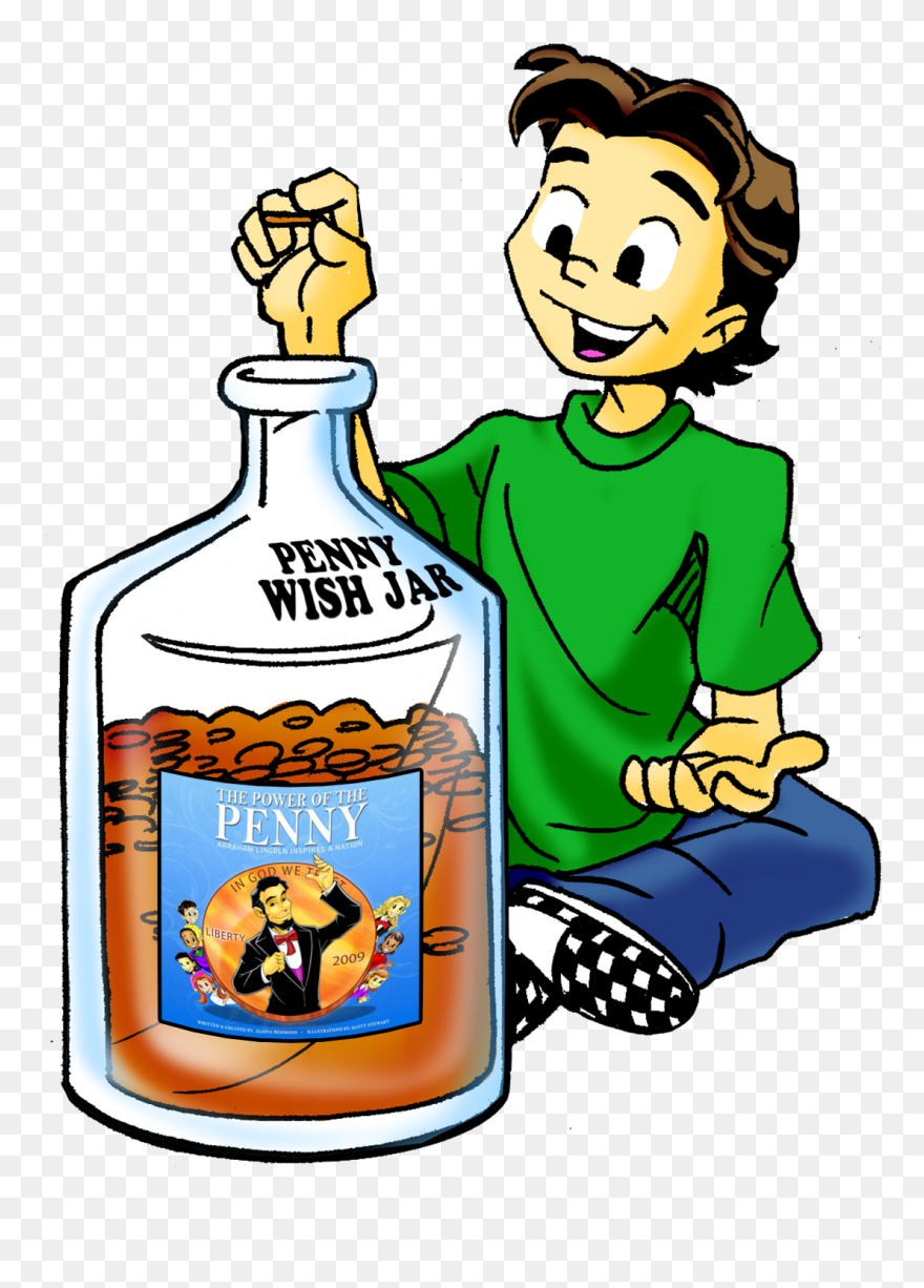 Power Financial Responsibility Self - Penny Jar Clip Art - Png Download