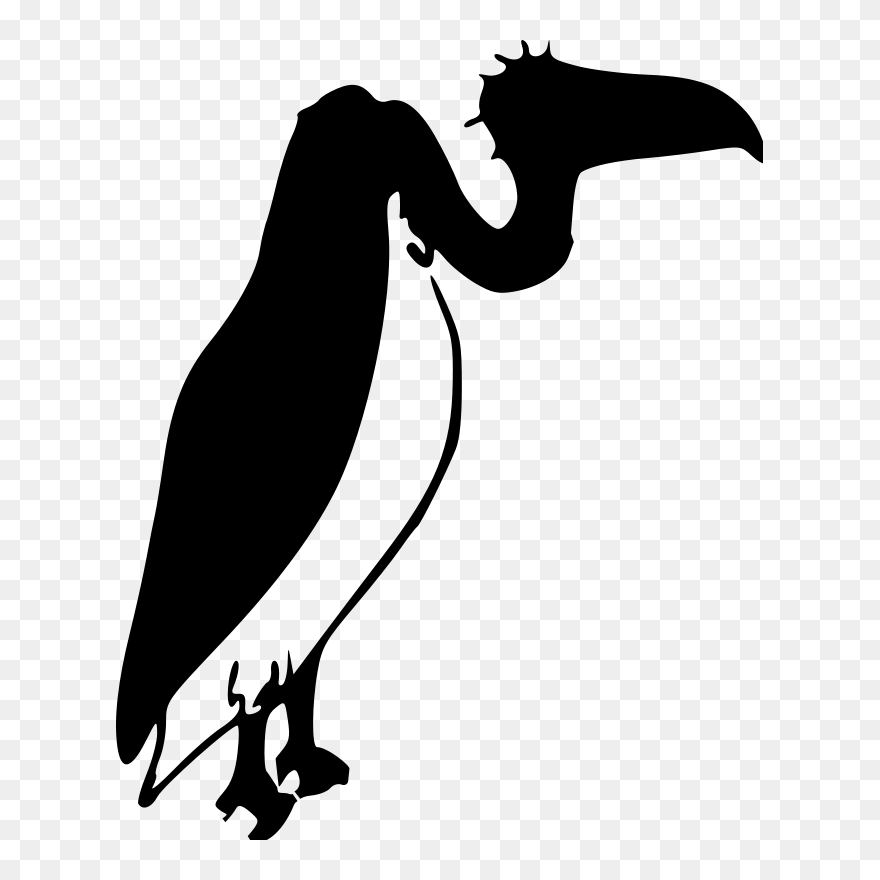 Cannon Clip Art - Silhouette Vulture Clipart - Png Download