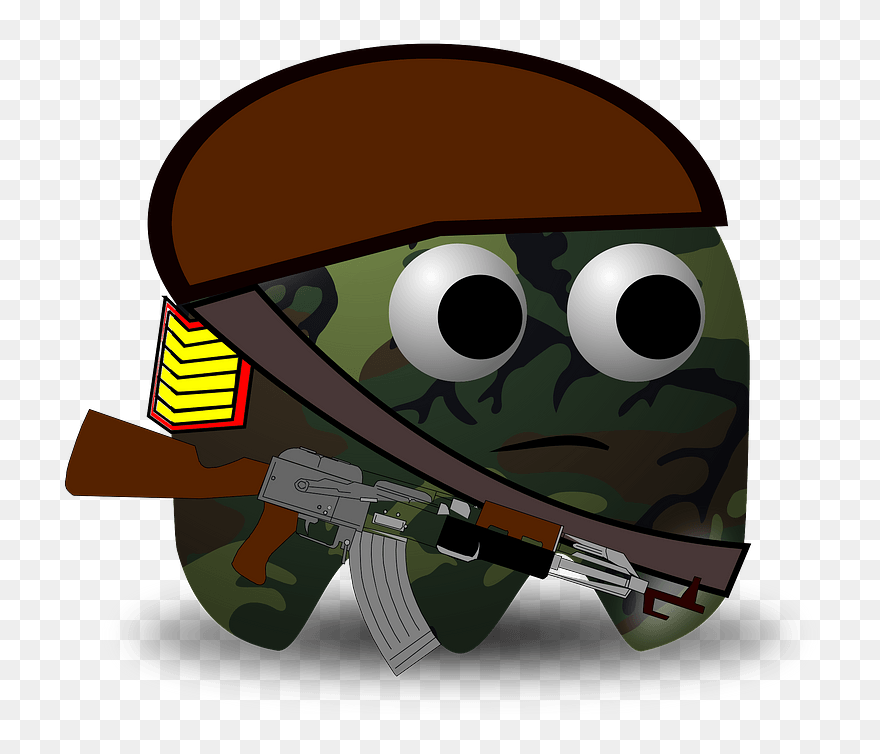 Tiger Squad Clipart - Pac Man Soldier - Png Download