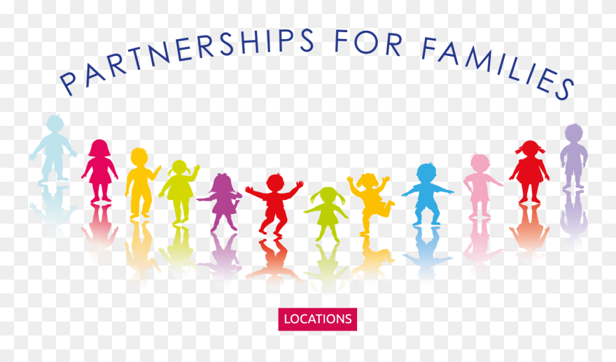 Ninios Partnership - Colored Silhouette Children Clipart