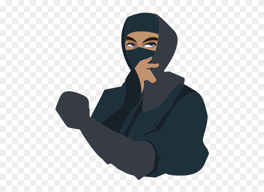 Blue-eyed Ninja - Free To Use Ninja Clipart