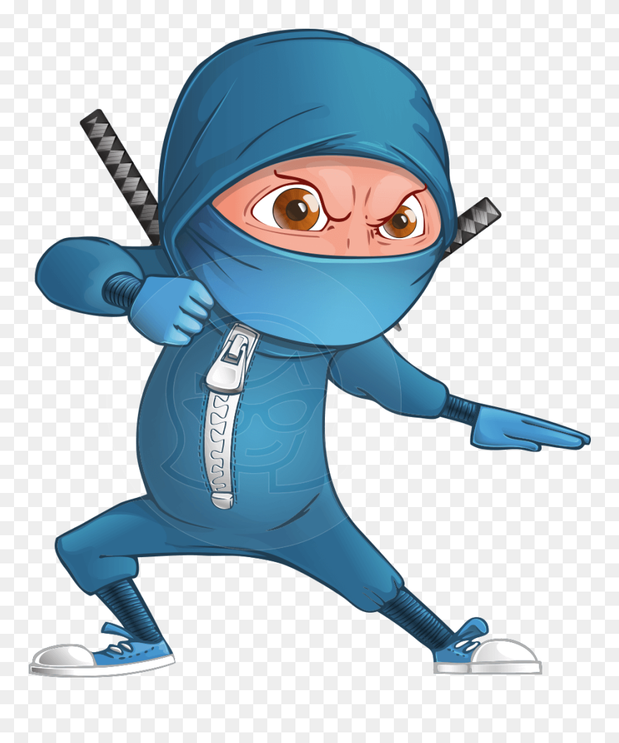 Avatars Clipart Ninja - Cartoon Character Ninja - Png Download