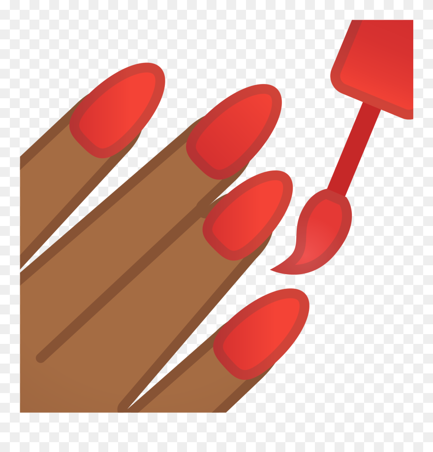 Manicure Vector Clip Art - Transparent Manicure Clipart - Png Download